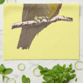 Morepork RURU NZ bird Geschirrtuch (Gefaltet)