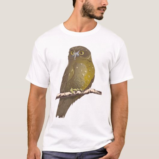 Morepork RURU NZ bird T-Shirt (Vorderseite)