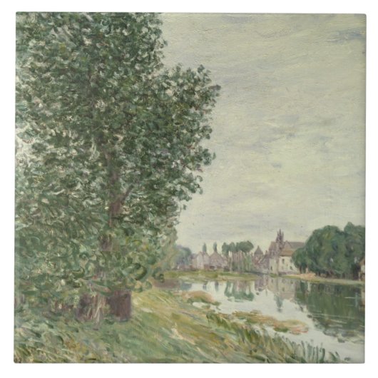 Moret-sur-Loing Alfred Sisleys | Fliese (Vorderseite)