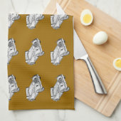 Morgan 1964 plus 4 Sport-Auto-Illustration Handtuch (Viertel Falte)