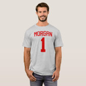 Morgan #1 Football Jersey T - Shirt (Vorne ganz)