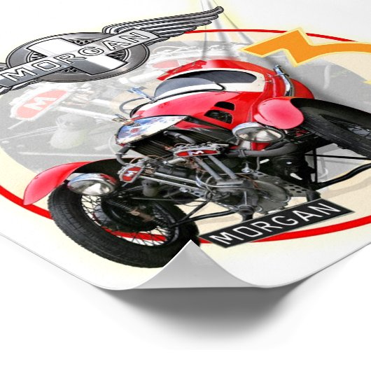 Morgan 3 Wheeler Poster (Ecke)