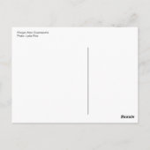 Morgan Aero Supersports Postkarte (Rückseite)