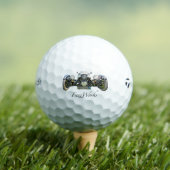 Morgan Car Golf Ball mit dem FazzWorks Logo (Insitu T-Shirt)