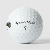 Morgan Car Golf Ball mit dem FazzWorks Logo (Logo)