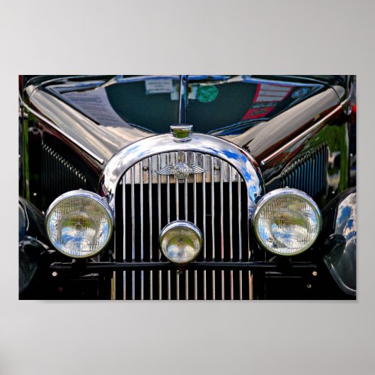 Morgan Classic Sports Car Poster (Vorne)