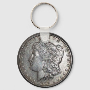 Morgan-Dollar 1889 Schlüsselanhänger