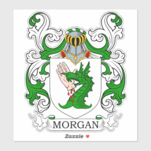 Morgan Familienwappen Aufkleber