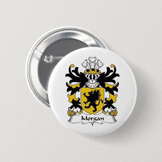 Morgan-Familienwappen Button (Vorne & Hinten)