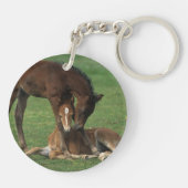 Morgan-Fohlen-Spielen Schlüsselanhänger (Rückseite)