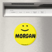 MORGAN gelber Lächelmagnet Magnet (In Situ (Geschirrspüler))