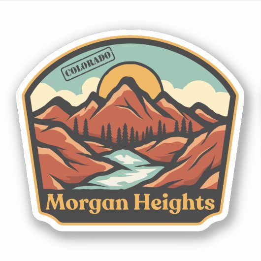 Morgan Heights, Colorado Sticker (Vorderseite)