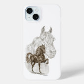 Morgan Horse Art Case-Mate iPhone Hülle (Rückseite)