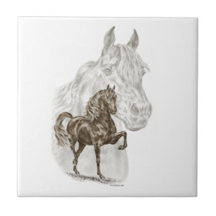 Morgan Horse Art Fliese