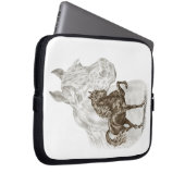 Morgan Horse Art Laptopschutzhülle (Vorne Rechts)