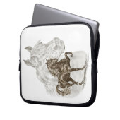 Morgan Horse Art Laptopschutzhülle (Vorderseite Links)