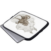 Morgan Horse Art Laptopschutzhülle (Vorne Knopf)