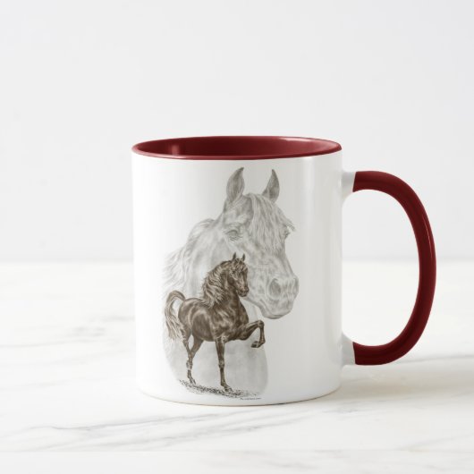 Morgan Horse Art Tasse (Rechts)