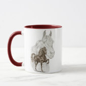 Morgan Horse Art Tasse (Links)