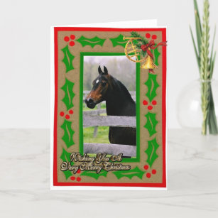 Morgan Horse Blank Christmas Card Feiertagskarte