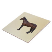 Morgan Horse im Profil Fliese (Seite)