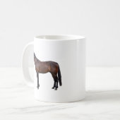Morgan Horse im Profil Kaffeetasse (Vorderseite Links)
