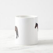 Morgan Horse im Profil Kaffeetasse (Mittel)