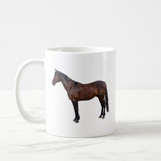 Morgan Horse im Profil Kaffeetasse (Links)
