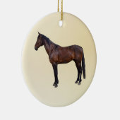 Morgan Horse im Profil Keramik Ornament (Rechts)