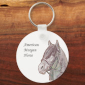 Morgan Horse Key Chain Schlüsselanhänger (Vorderseite)