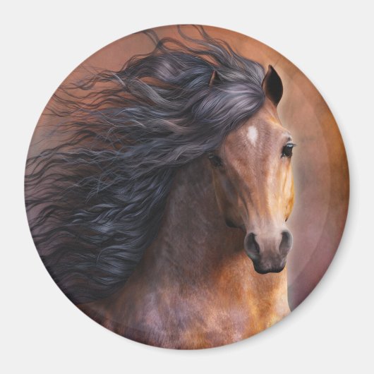 Morgan Horse Magnet (Vorne)