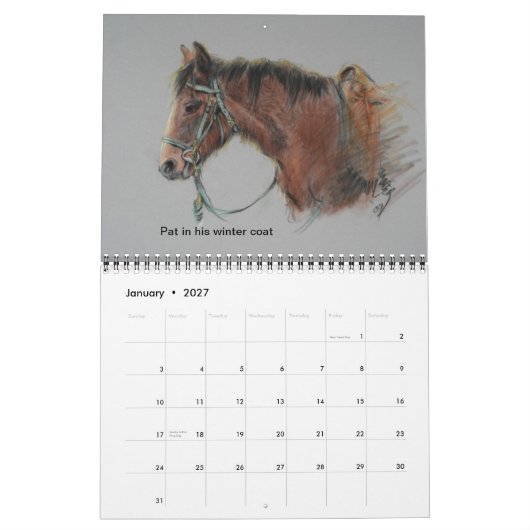 Morgan Horse Ranch 2015PRNS Kalender (Jan 2027)