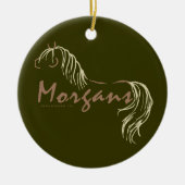 Morgan Horses Keramikornament (Vorne)