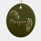 Morgan Horses Keramikornament (Links)