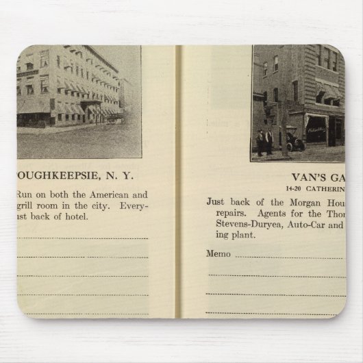 Morgan House, Van's Garage, Poughkeepsie Mousepad (Vorne)