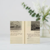 Morgan House, Van's Garage, Poughkeepsie Postkarte (Stehend Vorderseite)