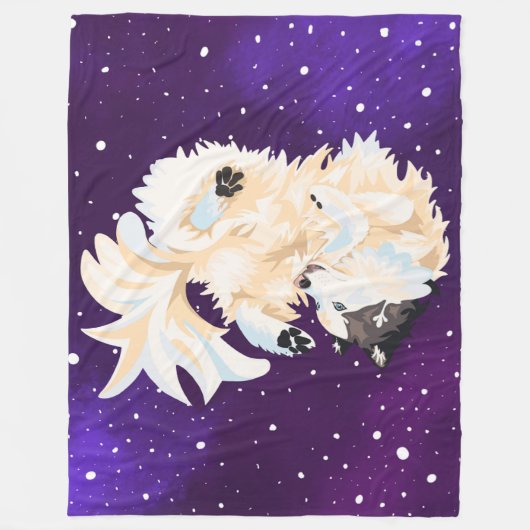 Morgan im Weltraumvlies-Decke Fleecedecke (Vorderseite)