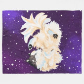 Morgan im Weltraumvlies-Decke Fleecedecke (Vorderseite (Horizontal))