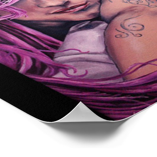 Morgan le Fat Kunstwerk Poster (Ecke)