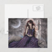 Morgan Le Fay Fantasy-Postkarte Postkarte (Vorne/Hinten)