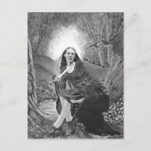 Morgan Le Fay Postcard Postkarte (Vorderseite)
