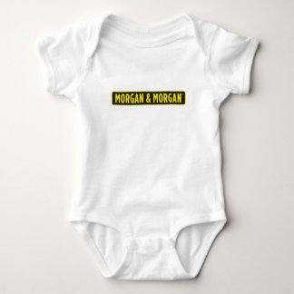 Morgan & Morgan Anwaltskanzlei Logo Grafik T-Shirt Baby Strampler