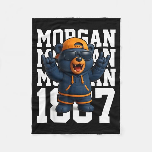 Morgan MS U State University Apparel Study Era Fleecedecke (Vorderseite)