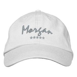 Morgan Name Bestickte Baseballkappe