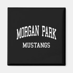 Morgan Park High School Hg Chicago Il Retro Sports Magnet
