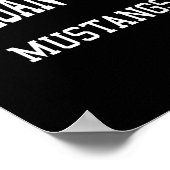 Morgan Park High School Hg Chicago Il Retro Sports Poster (Ecke)