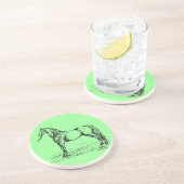 Morgan-Pferdeeinfache Skizze Untersetzer (Seite)