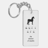 Morgan-Pferdeschlüsselkette Schlüsselanhänger (Vorderseite links)