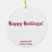 Morgan-Pferdeverzierung Keramikornament (Hinten)