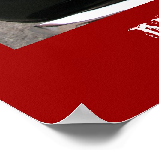 Morgan Plus 4 - Klassisches Auto Poster (Ecke)